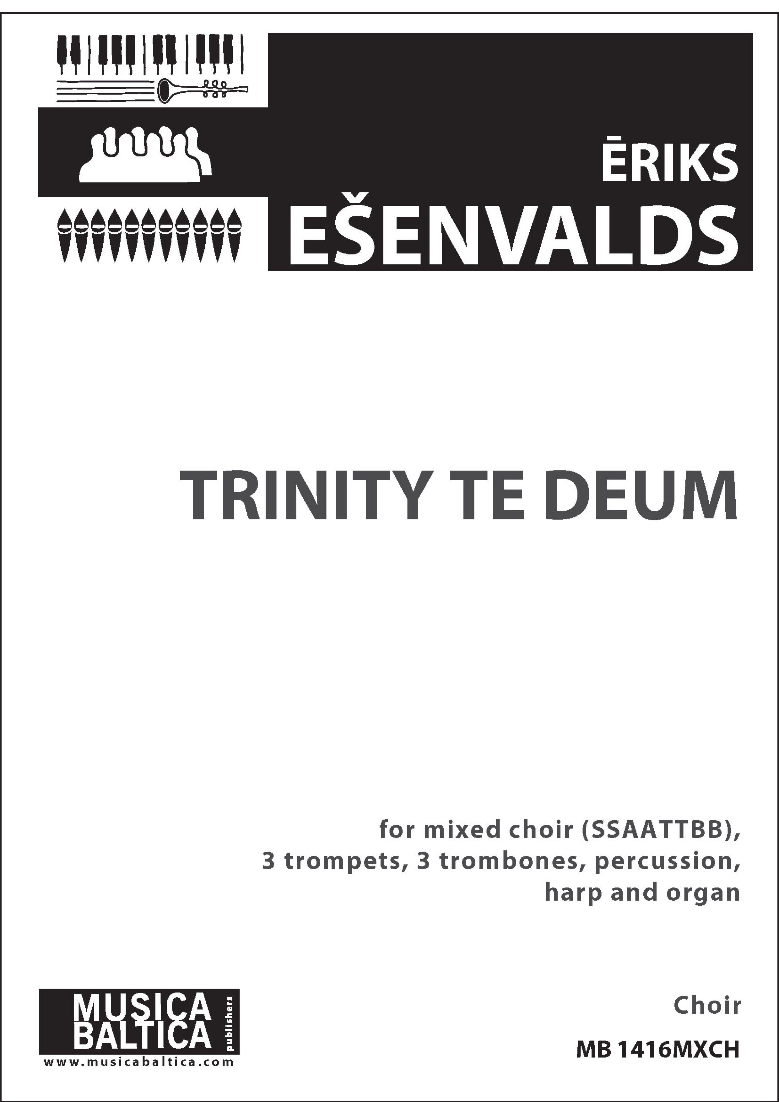 Trinity Te Deum (Choral Score) Cover Image
