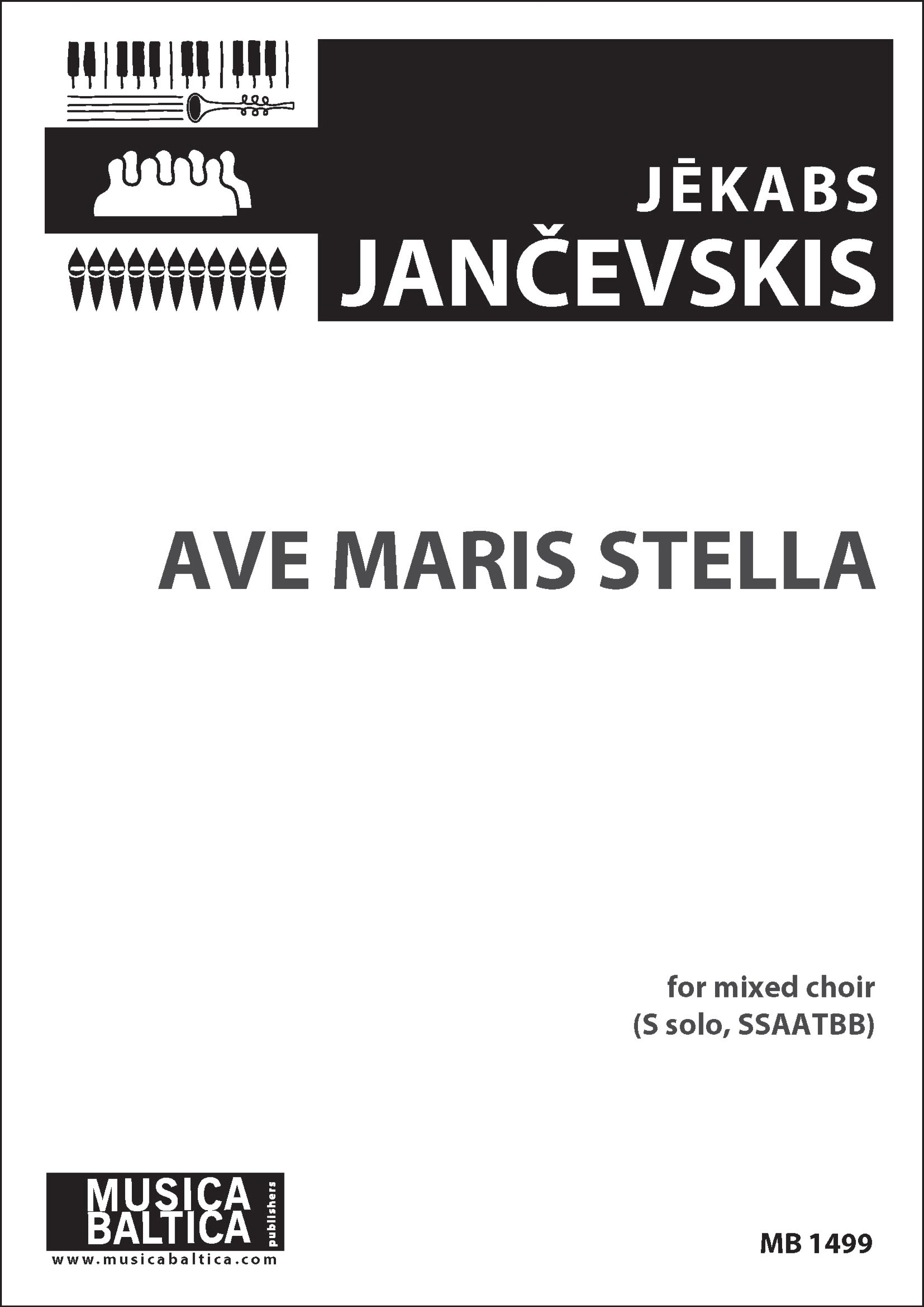 Ave Maris Stella (Mixed Choir) Cover Image