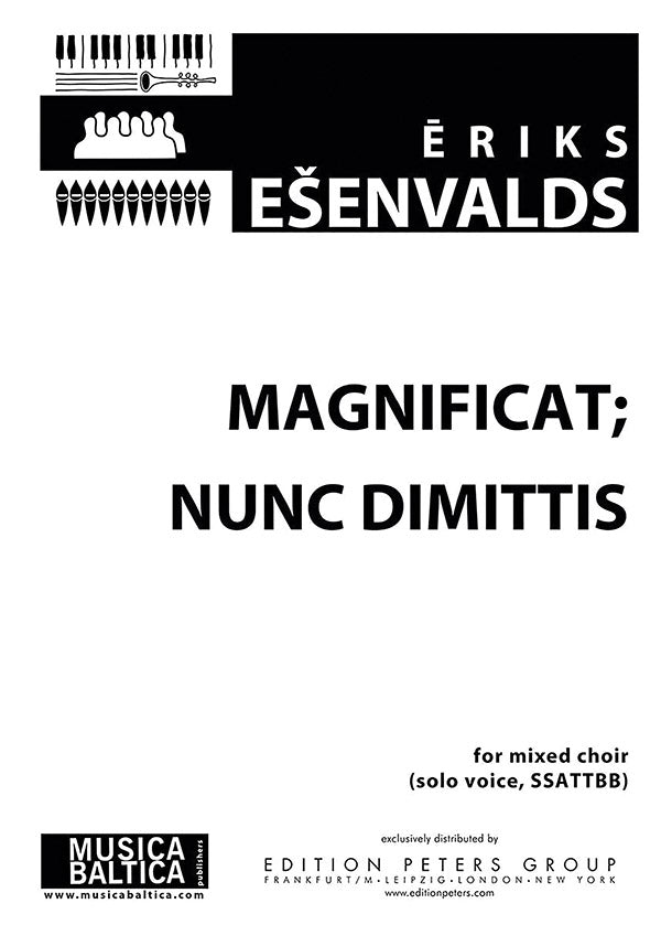 Magnificat & Nunc Dimittis for Mixed Choir (SSAATTBB) Cover Image