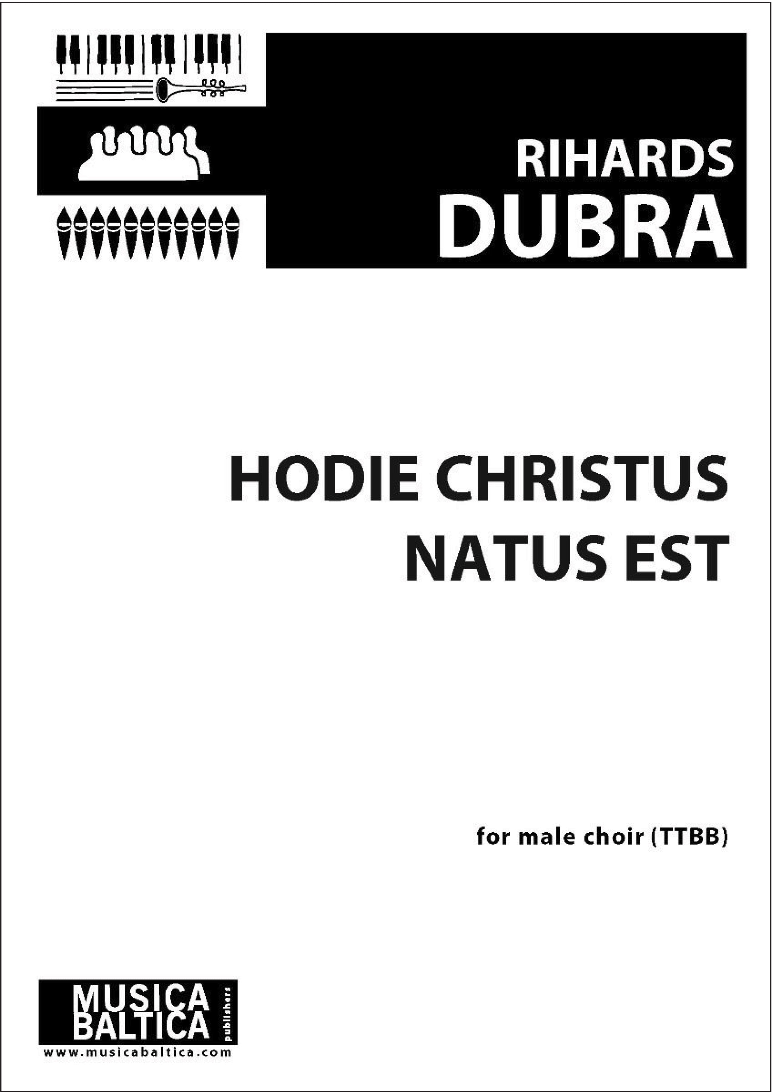 Hodie Christus Natus Est (Male Choir) Cover Image