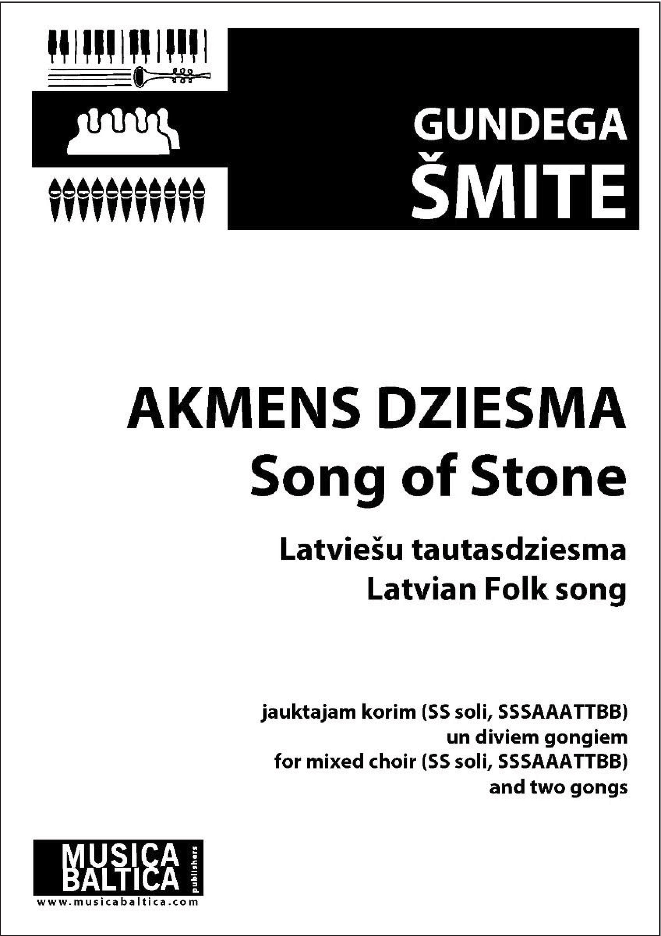 Akmens dziesma (Song of Stone) (Mixed Voices) Cover Image