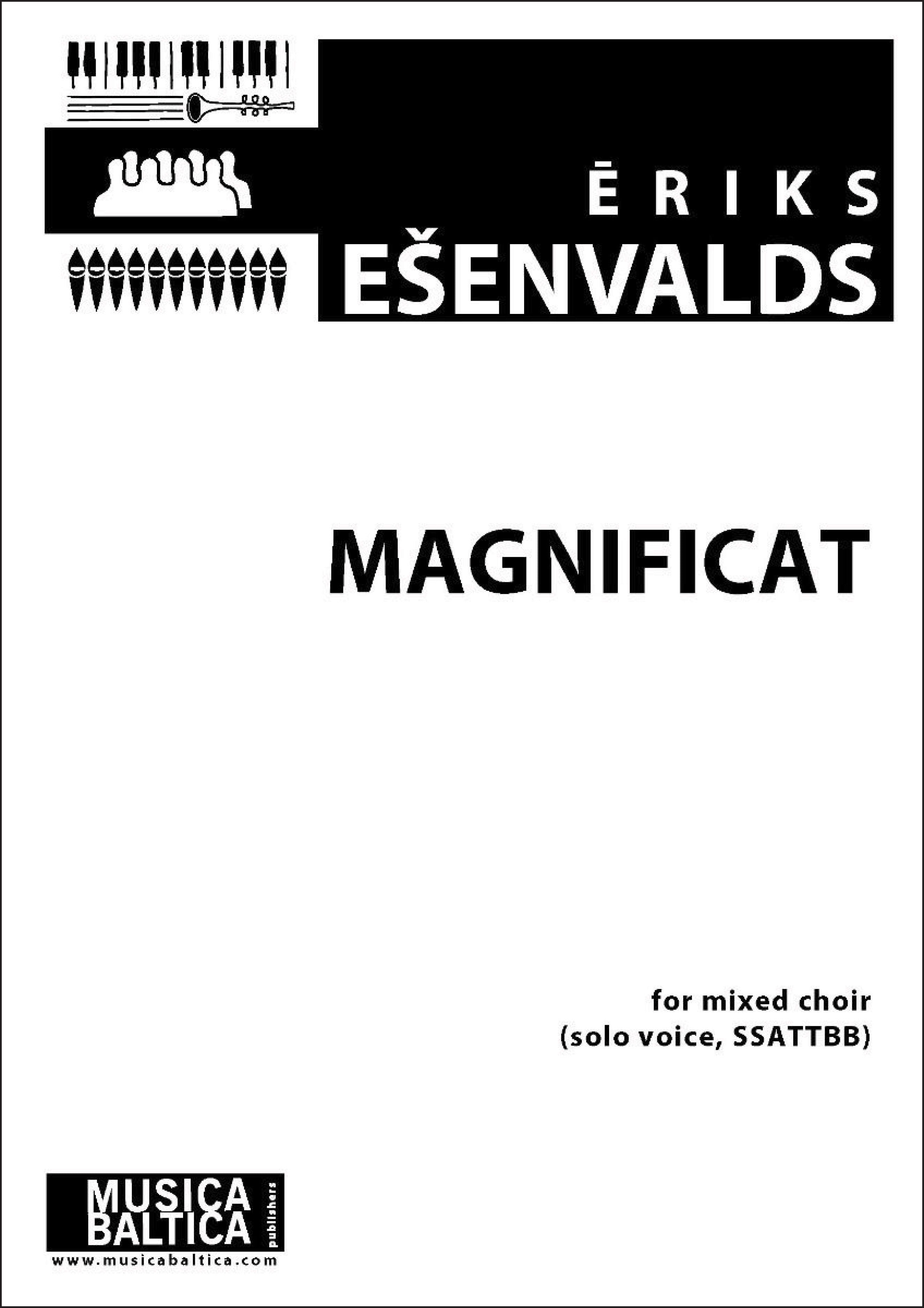 Magnificat for Solo Voice and SSAATTBB Mixed Choir Cover Image