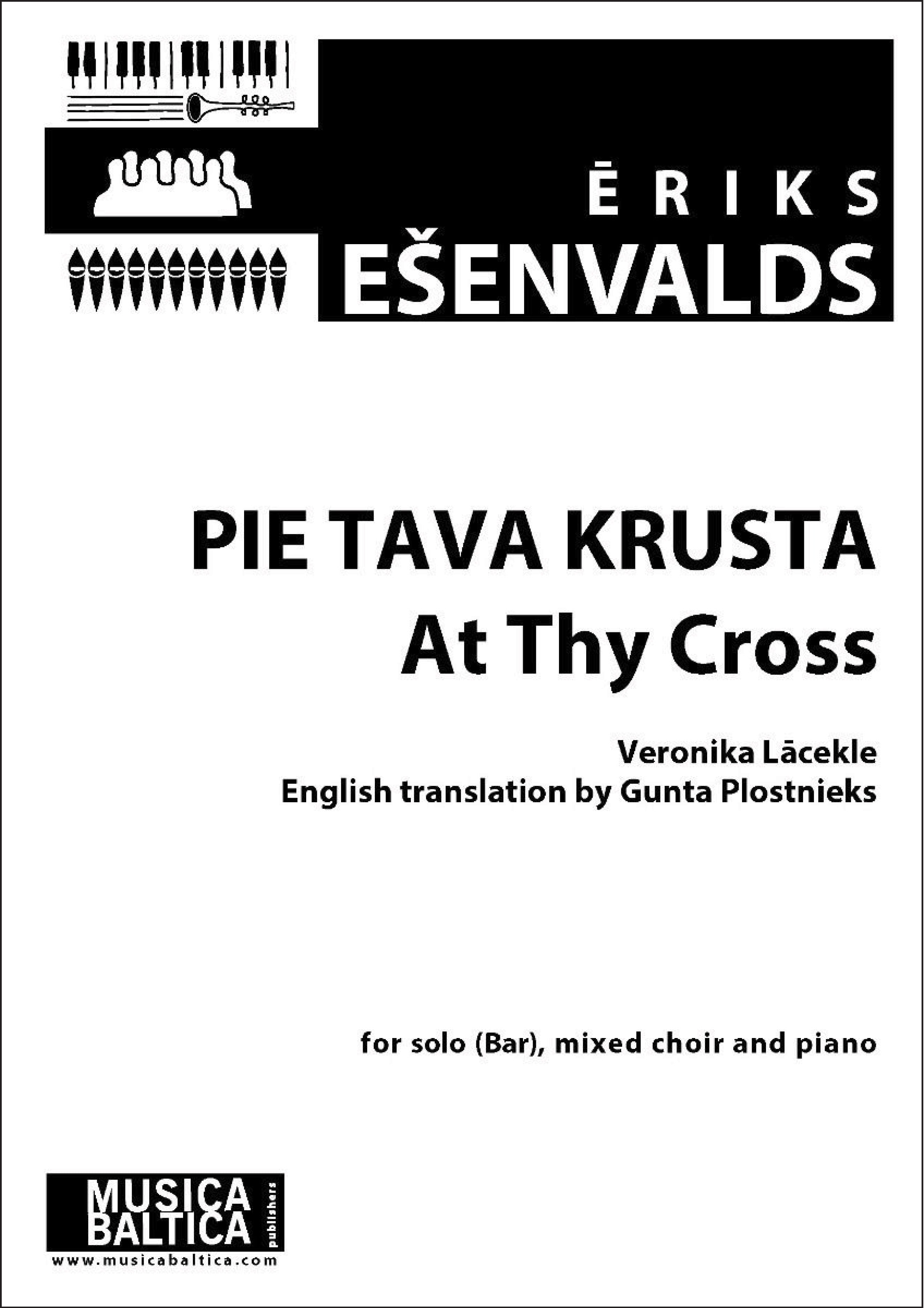 Pie tava krusta (At Thy Cross) (Mixed Choir) Cover Image