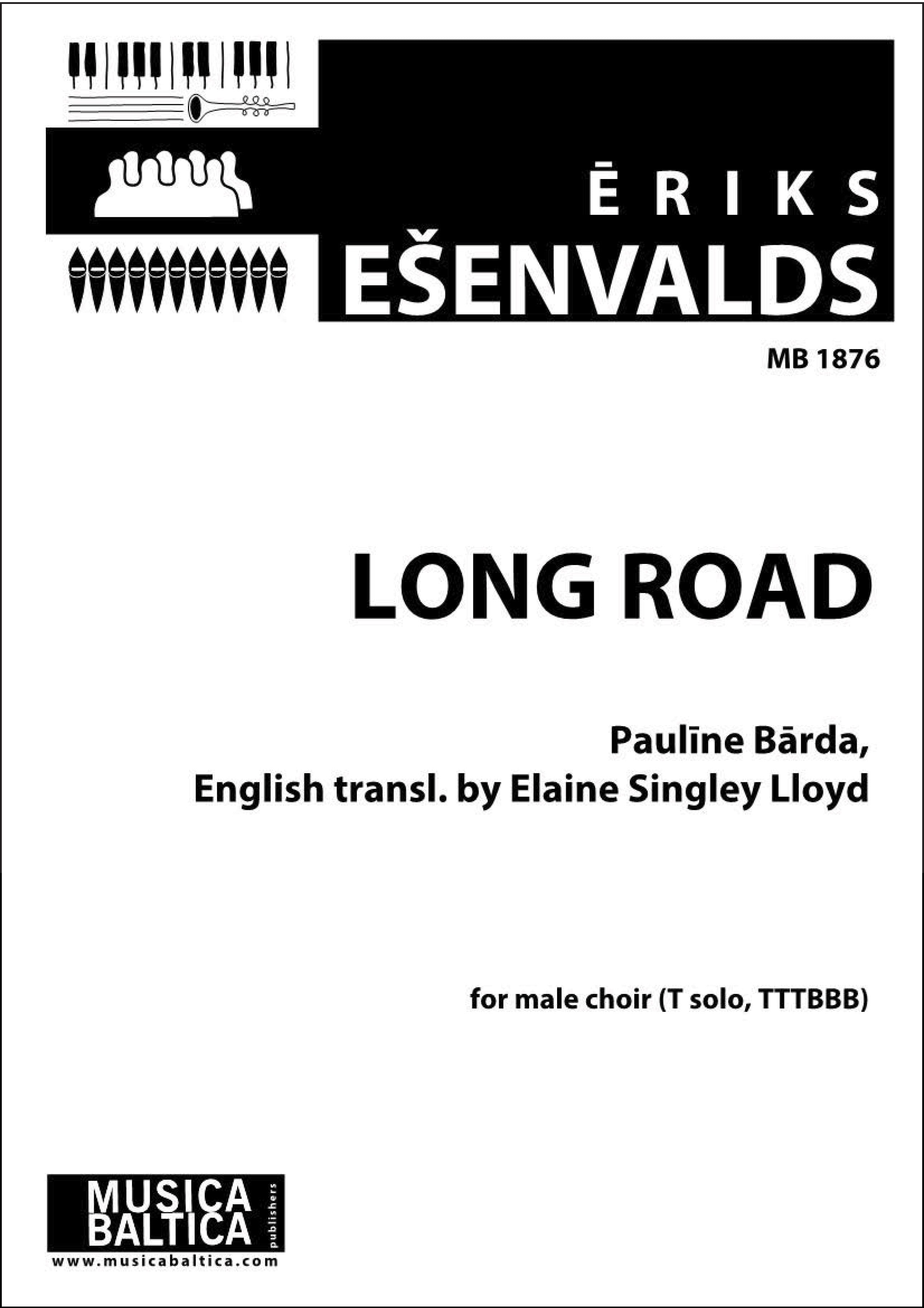 Long Road for TTBB Choir Cover Image