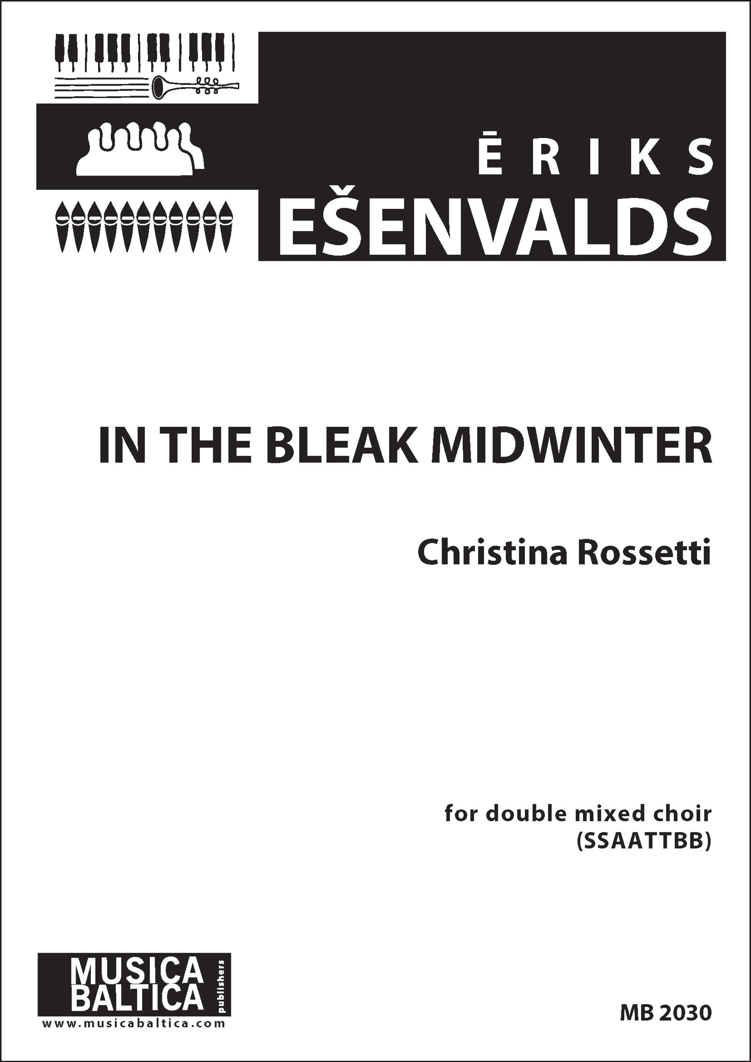 In the Bleak Midwinter for SSAATTBB Choir Cover Image