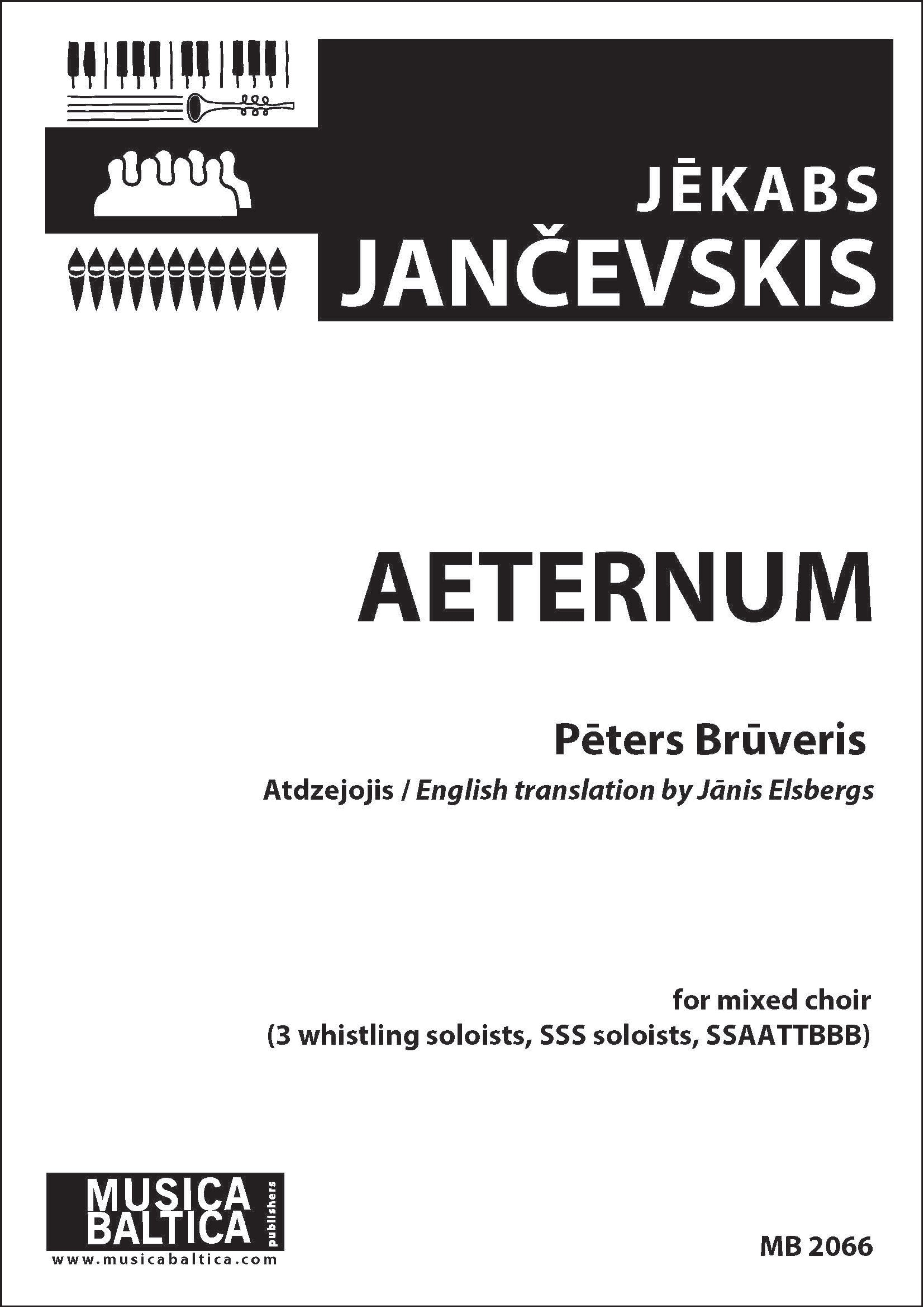Aeternum (Mixed Choir) Cover Image