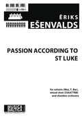 Passion According to St. Luke Cover Image