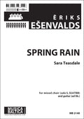 Spring Rain for SSATBB Choir Cover Image