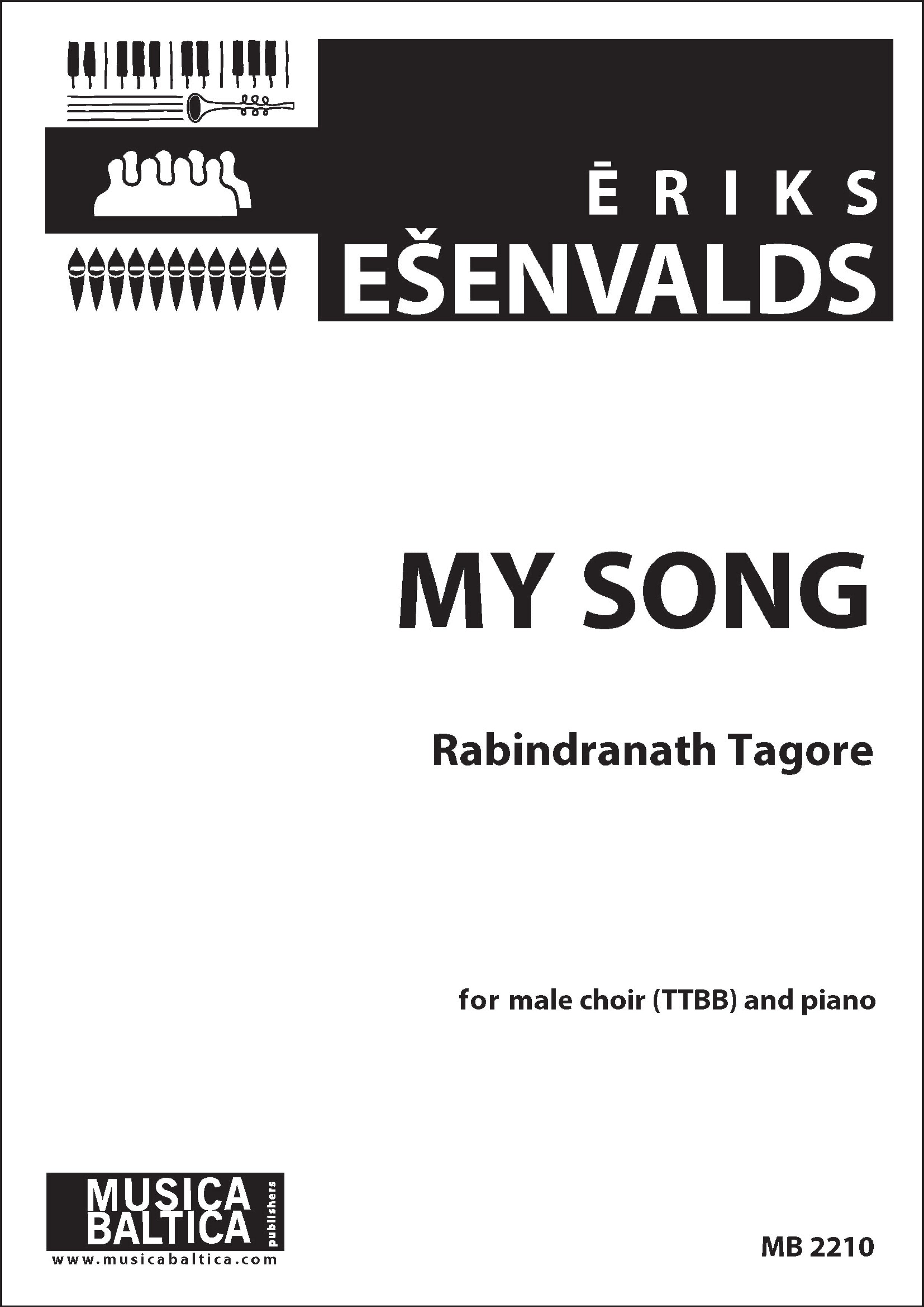 My Song for TTBB Choir and Piano Cover Image