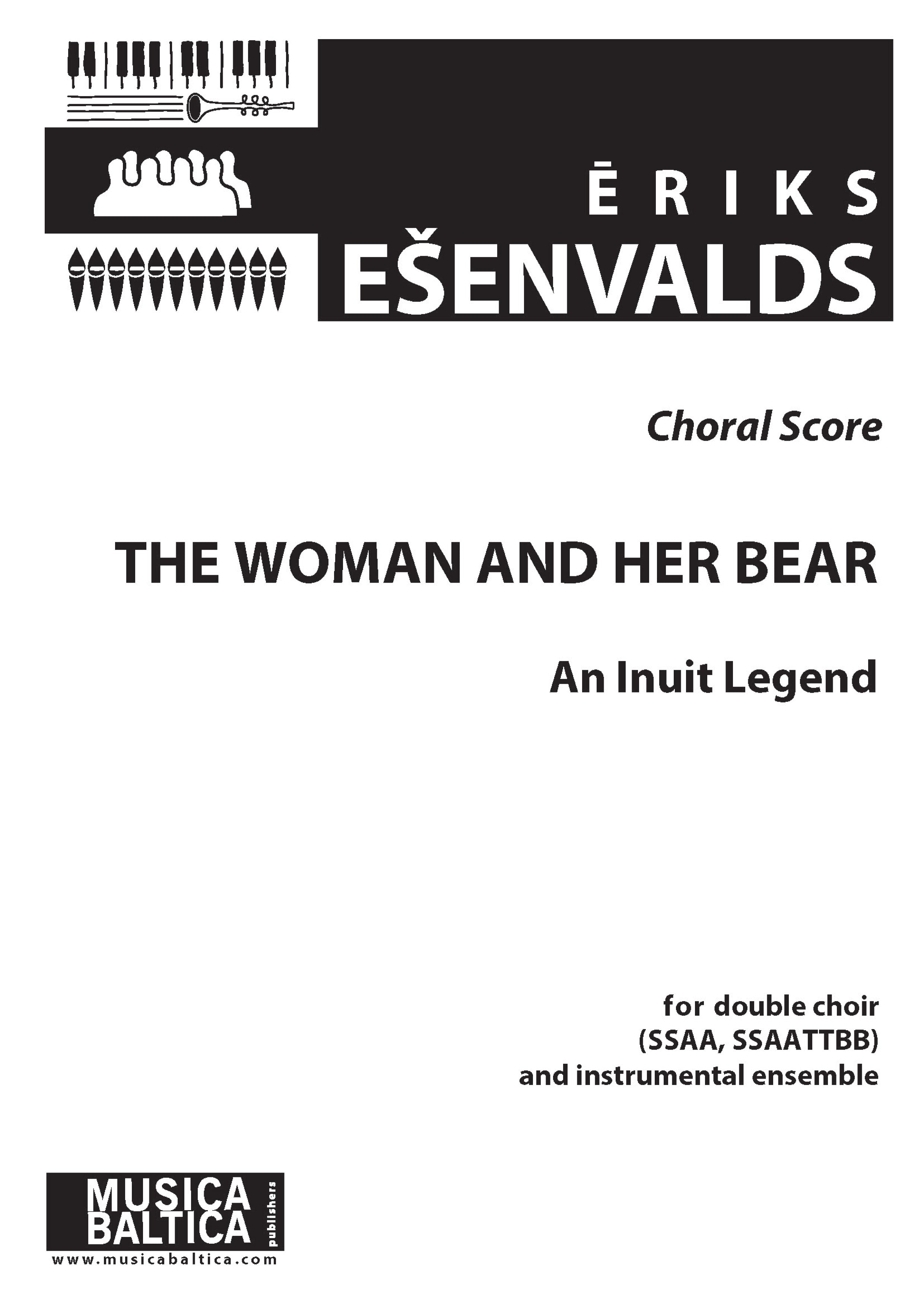 The Woman and Her Bear (Choral Score) Cover Image