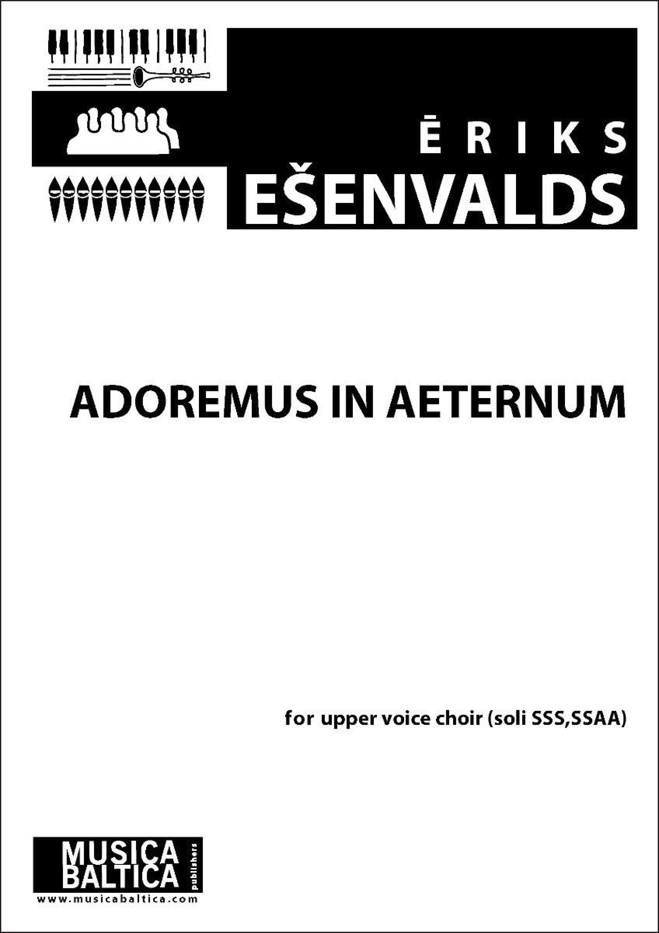 Adoremus in Aeternum for SSAA Choir Cover Image