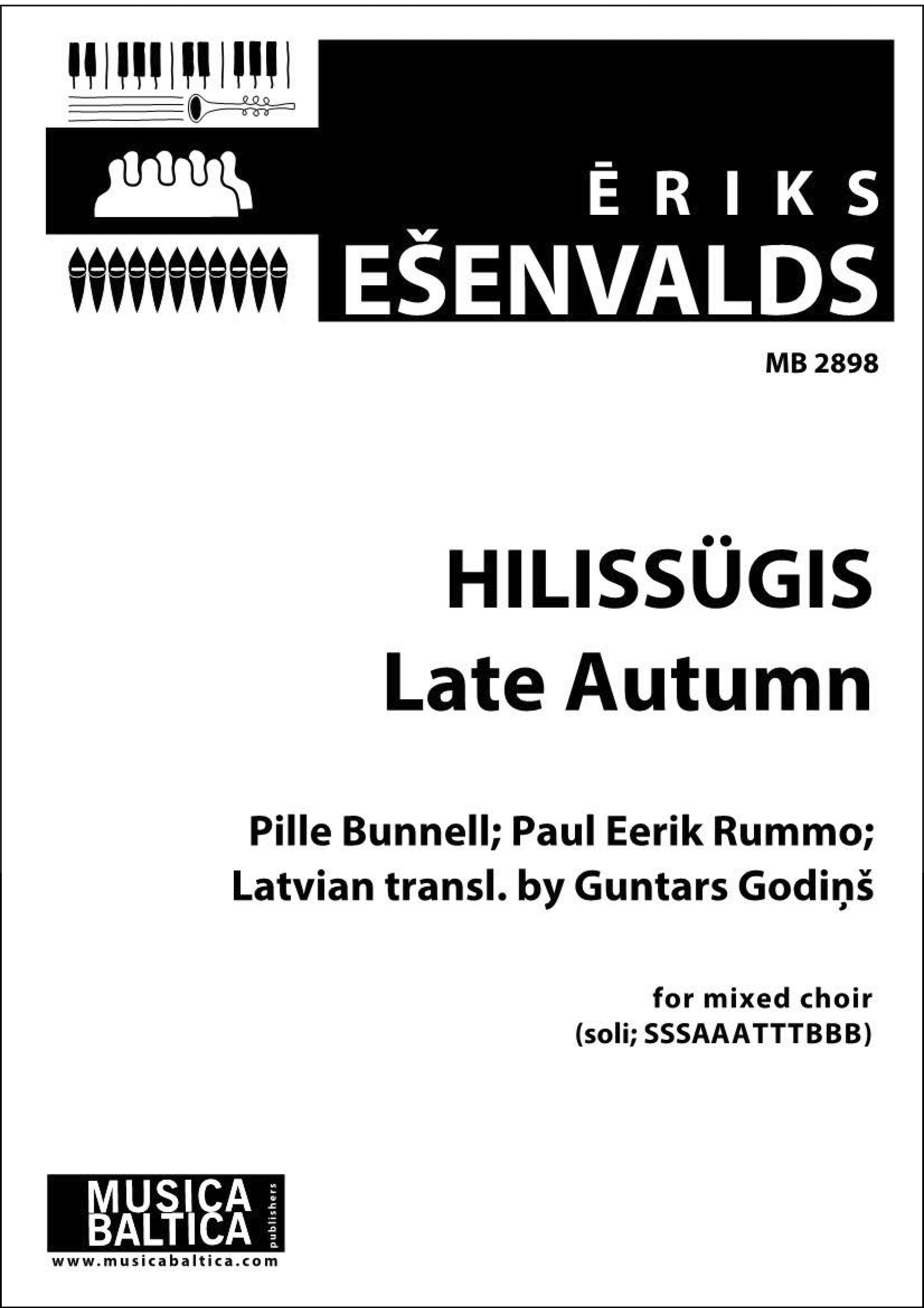 Hilissügis (Late Autumn) Cover Image