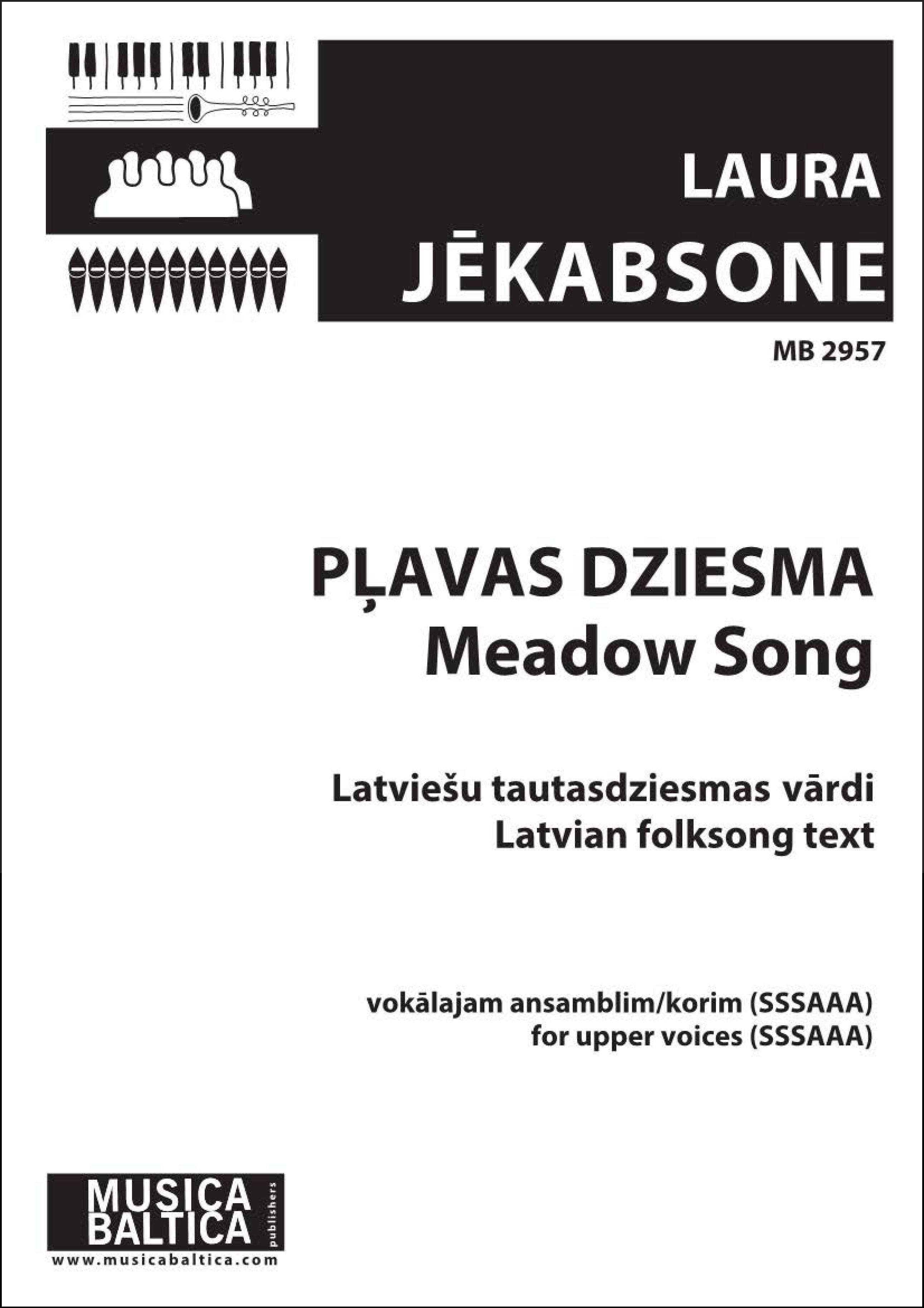 Plavas dziesma (Meadow Song) (Upper Voices) Cover Image