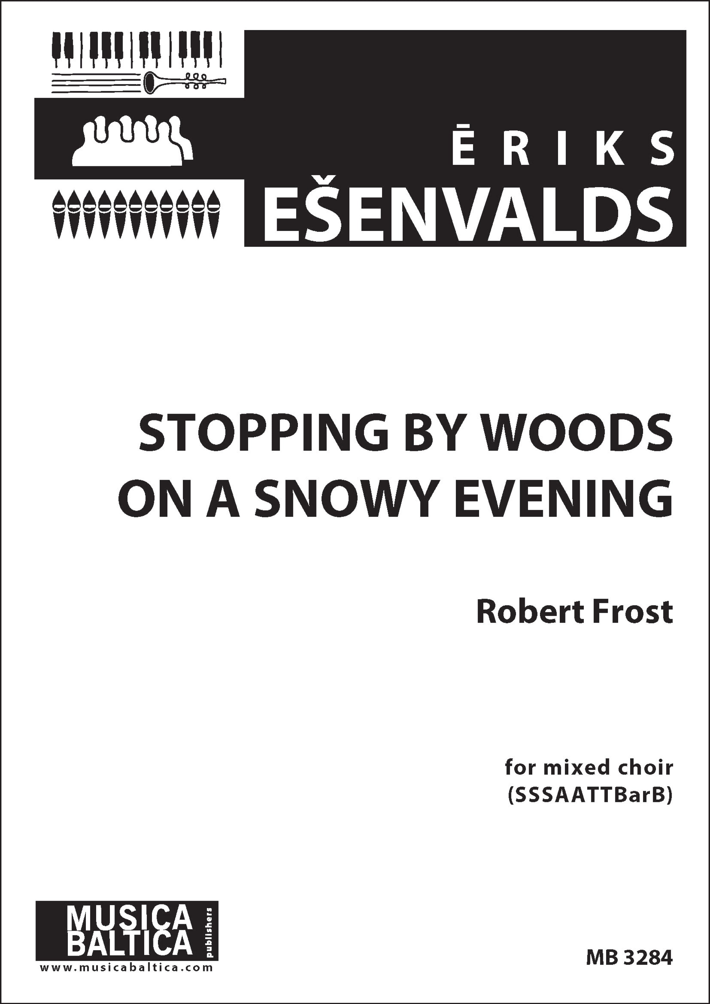 Stopping by Woods on a Snowy Evening for SSSAATTBarB Choir Cover Image
