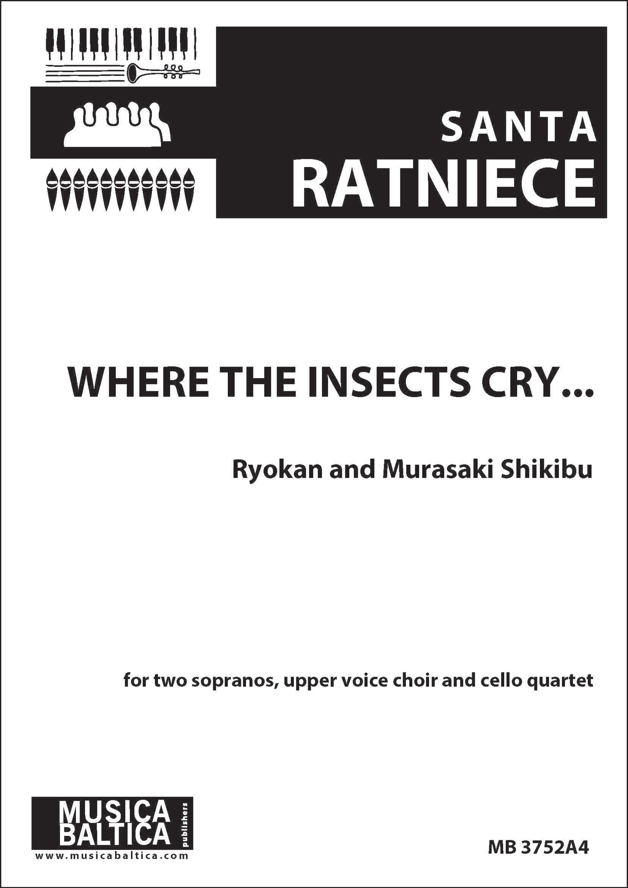 Where the insects cry (Upper Voice Choir) Cover Image