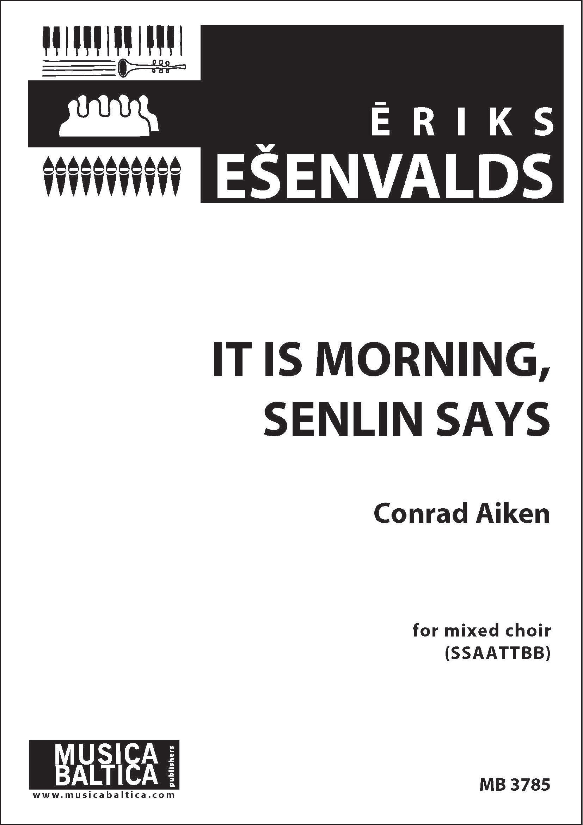 It is Morning Senlin Says (Mixed Choir) Cover Image