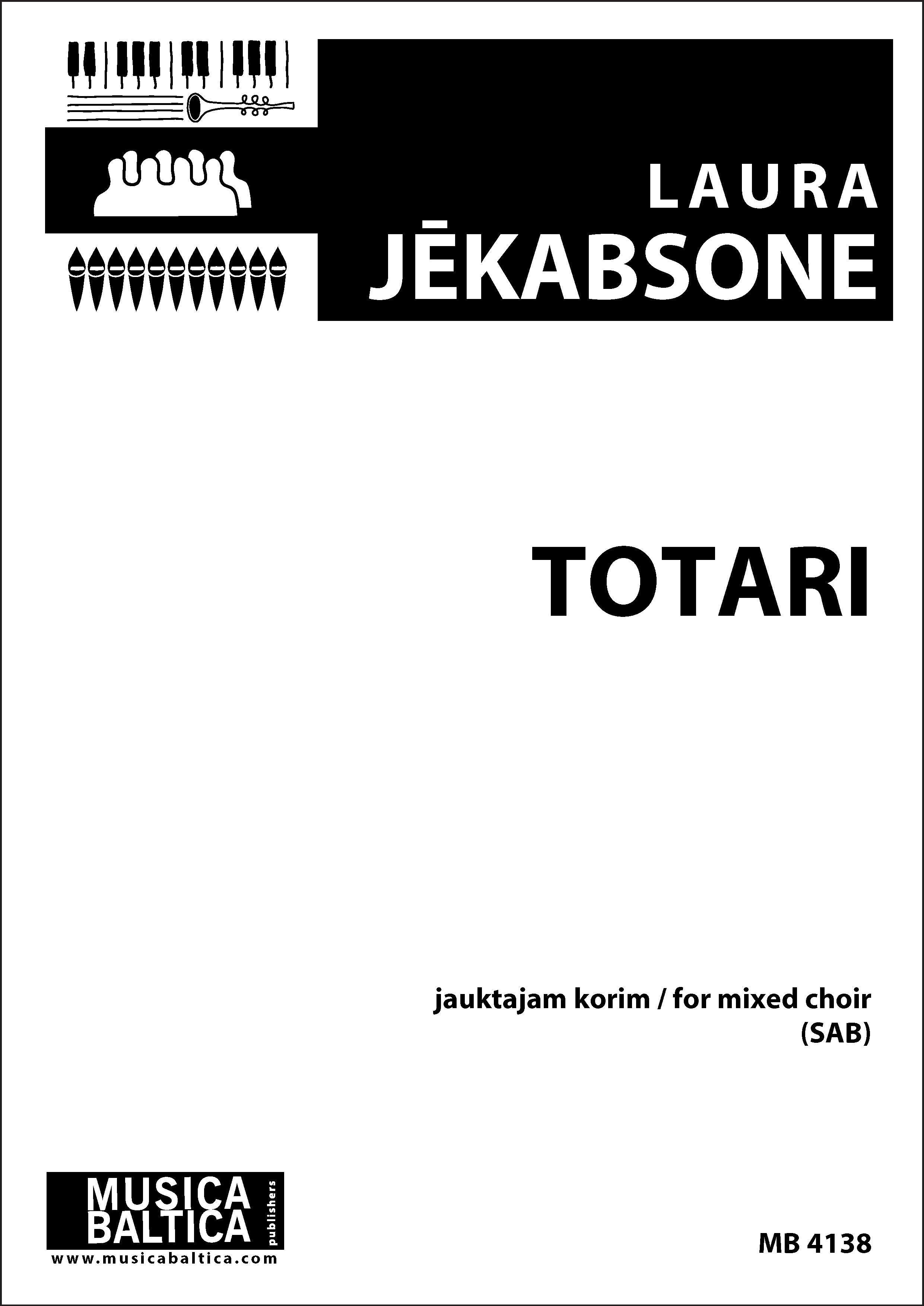 Totari (Mixed Choir, SAB) Cover Image