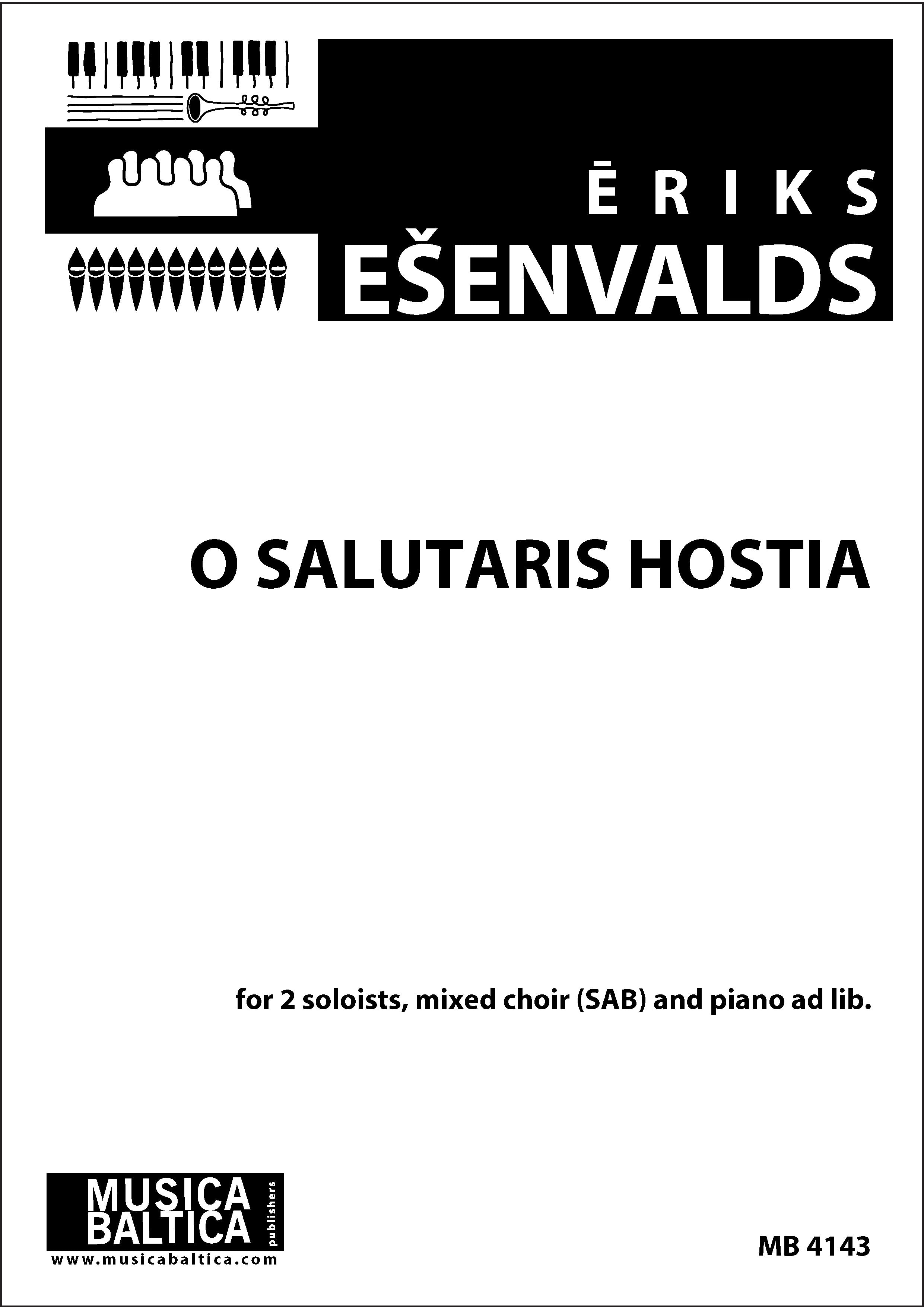 O Salutaris Hostia (Mixed Choir, SAB) Cover Image