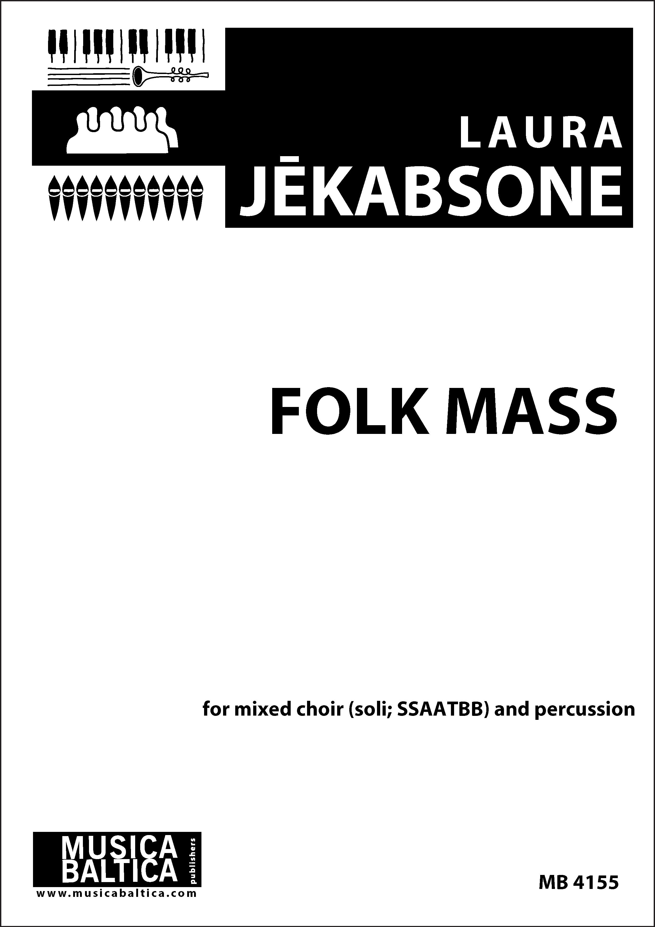 Folk Mass (Mixed Choir, SSAATBB) Cover Image