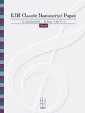 FJH Classic Manuscript Paper No. 3 Cover Image