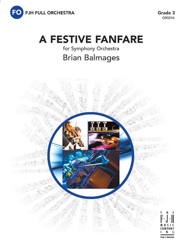 A Festive Fanfare: Violin 1 Sheet Music Preview