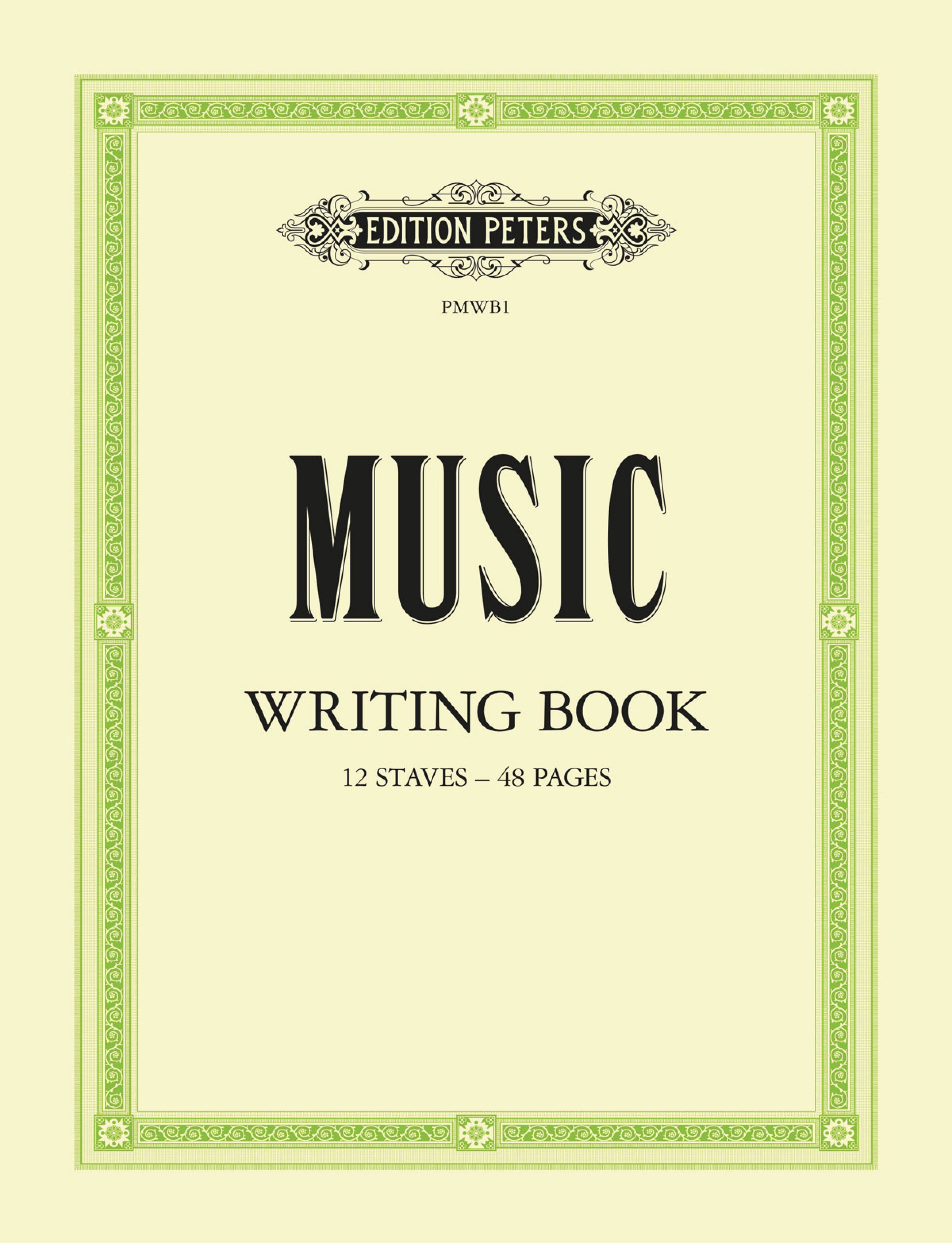 Peters Music Writing Book Cover Image