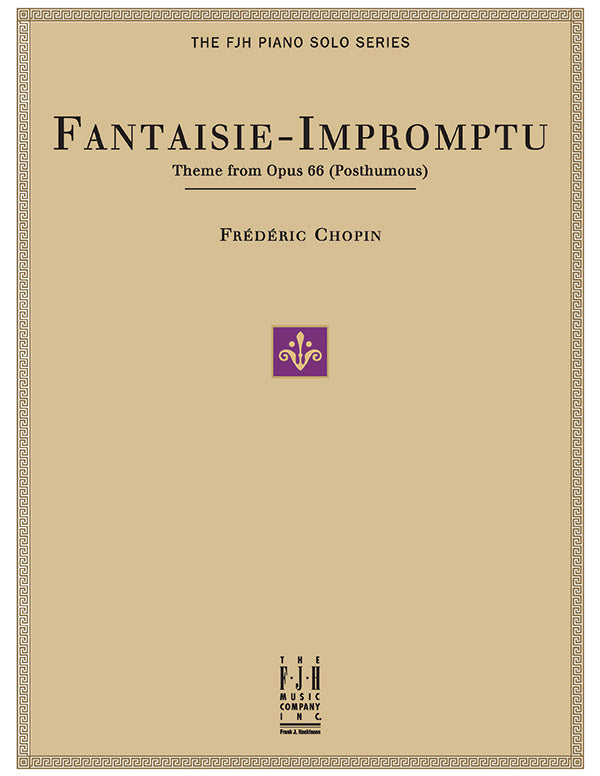 Fantaisie-Impromptu Theme from Op. 66 (Posthumous) Cover Image