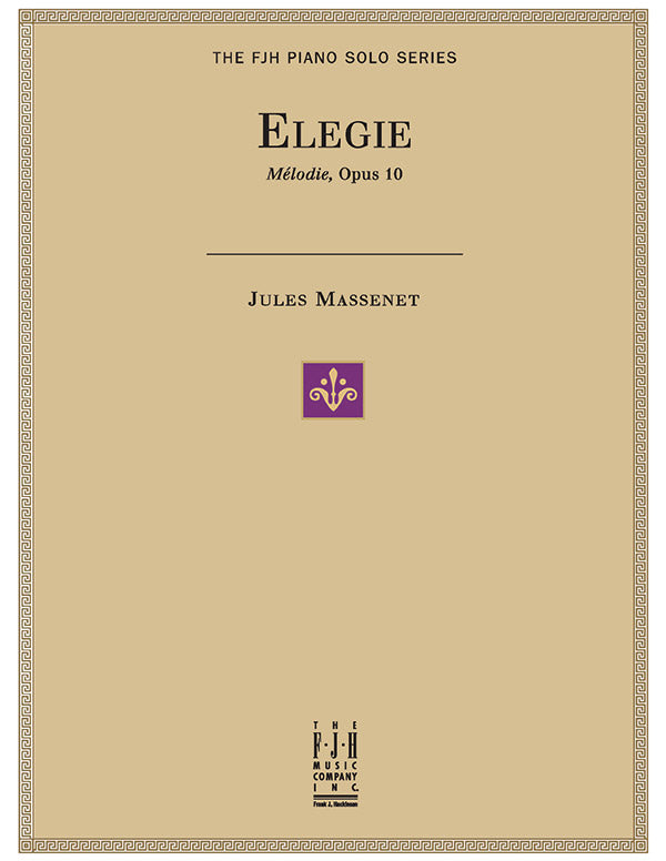Elegie, Melodie, Op. 10 Sheet Music Preview
