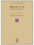 Minuet in G (Menuet a L'Antique, Op. 14, No. 1) Cover Image