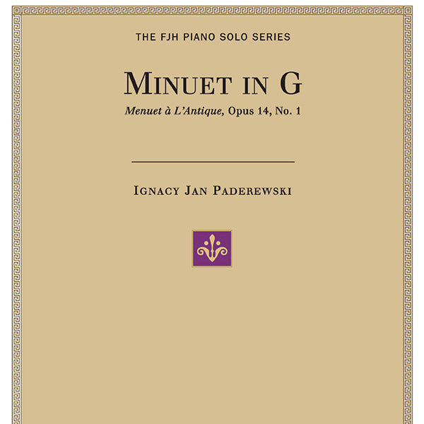 Minuet in G (Menuet a L'Antique, Op. 14, No. 1) Sheet Music Preview