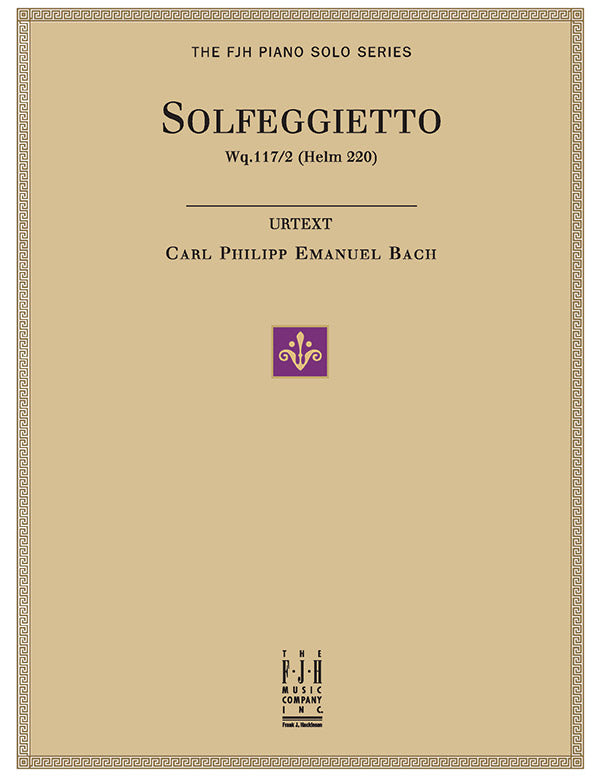Solfeggietto Sheet Music Preview
