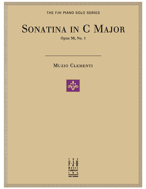 Sonatina in C Major, Op. 36, No. 1 Sheet Music Preview
