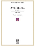 Ave Maria Op. 52, No.6, For High Voice and Piano Cover Image