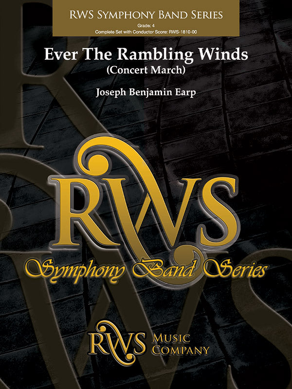 Ever the Rambling Winds - Concert March: 2nd B-flat Trumpet Sheet Music Preview