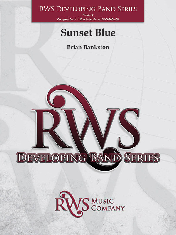 Sunset Blue: 2nd B-flat Trumpet Sheet Music Preview