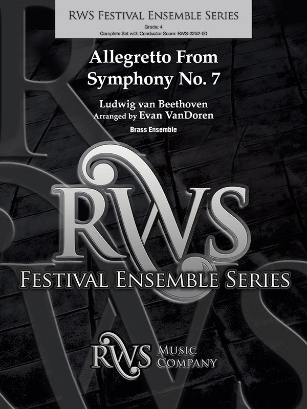 Allegretto from <i>Symphony No. 7</i> - Brass Ensemble Sheet Music Preview