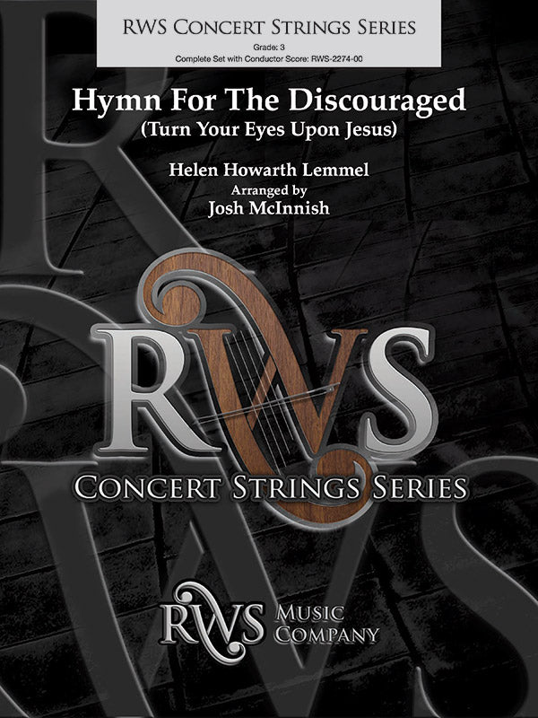 Hymn for the Discouraged - Turn Your Eyes Upon Jesus: 2nd Violin Sheet Music Preview