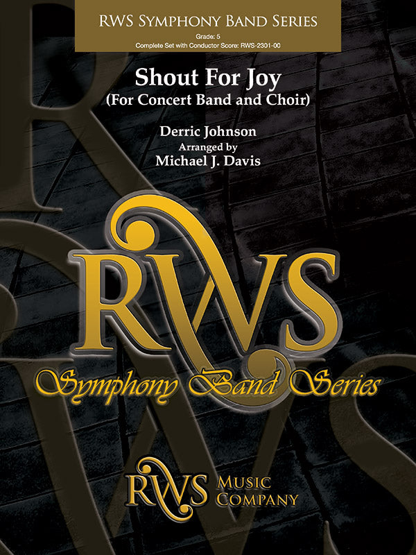 Shout for Joy - For Concert Band and Choir: 1st Mallet Percussion Sheet Music Preview