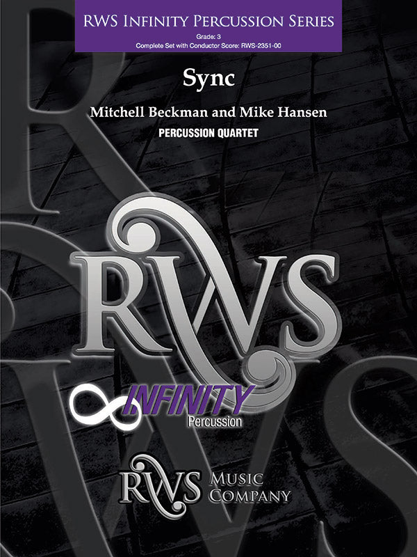 Sync - Percussion Quartet: Snare Drum Sheet Music Preview