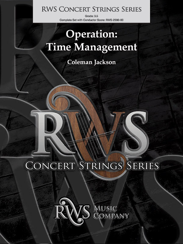 Operation: Time Management Sheet Music Preview