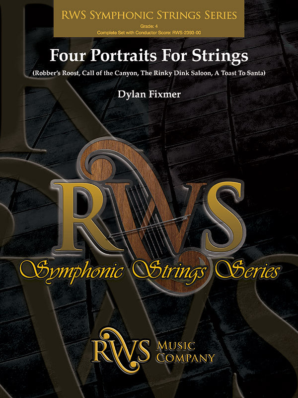 Four Portraits for Strings - Robber's Roost, Call of the Canyon, The Rinky Dink Saloon, A Toast to Santa Sheet Music Preview