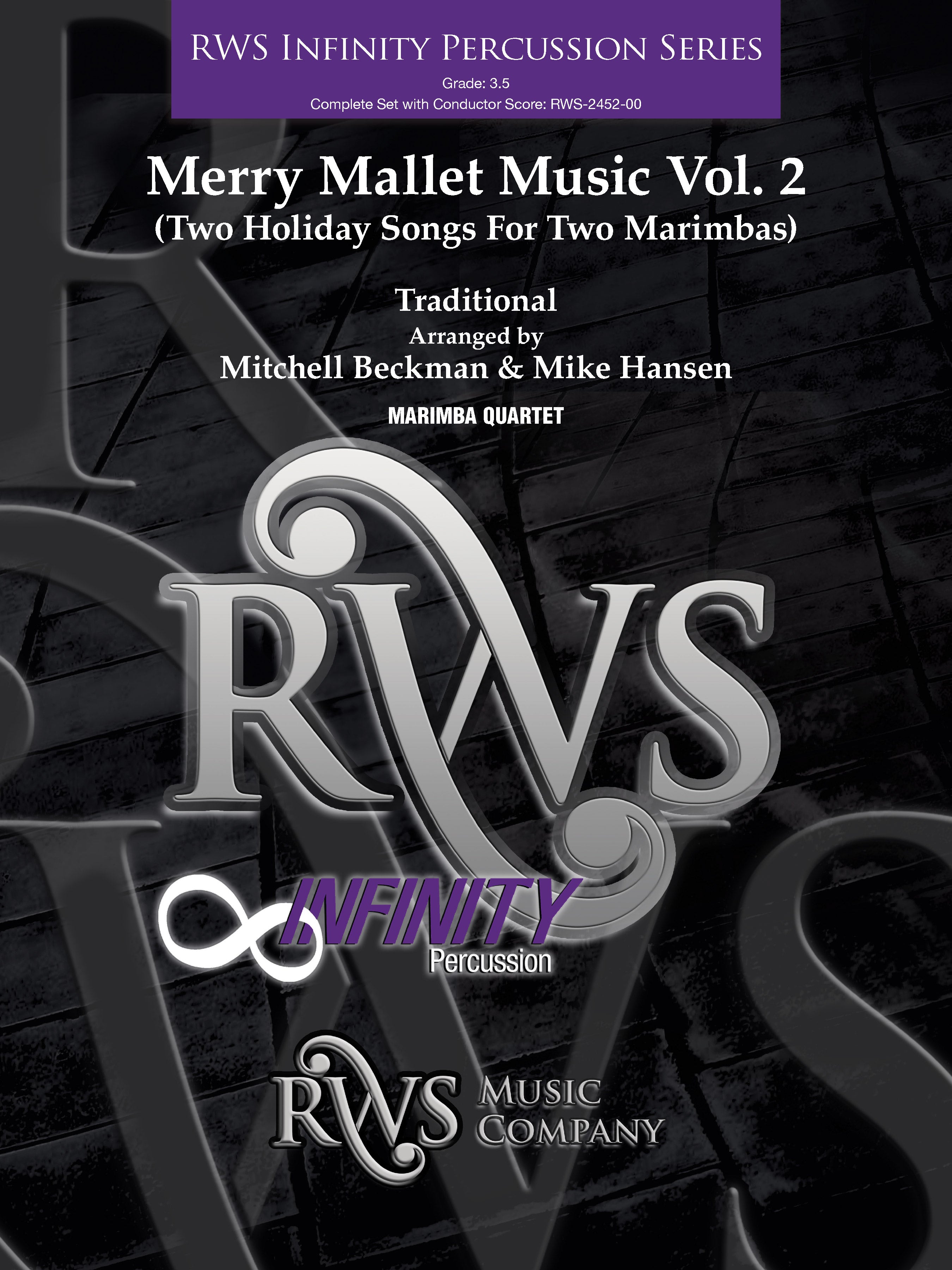 Merry Mallet Music Vol. 2 (Two Holiday Songs For Two Marimbas) Sheet Music Preview