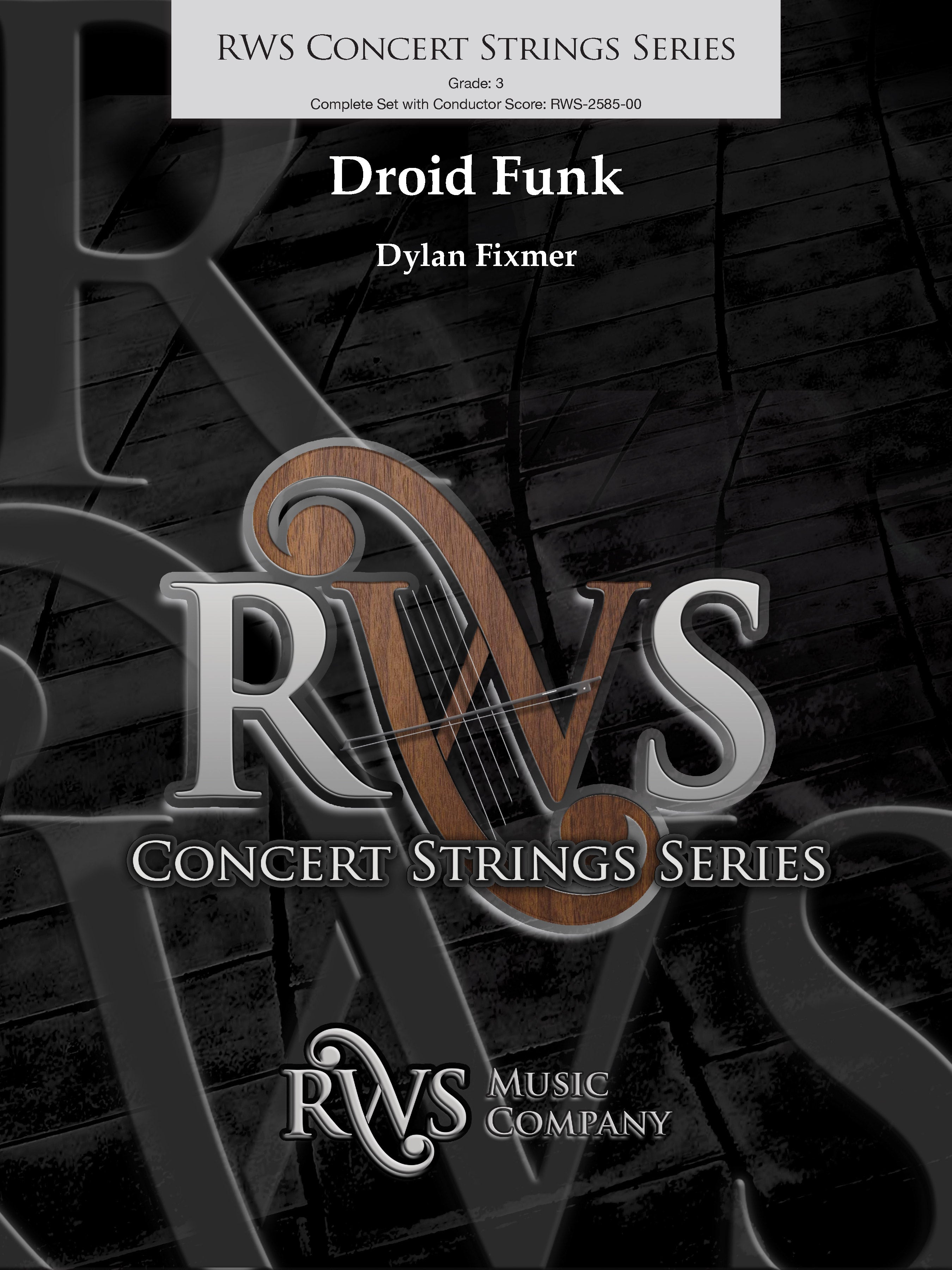 Droid Funk: Drum Set Sheet Music Preview