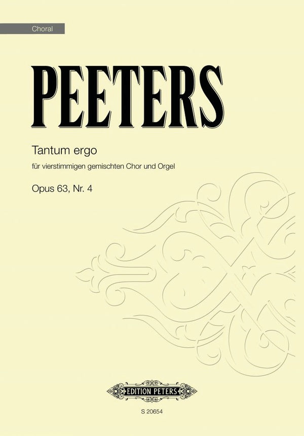 Tantum ergo, op, 63 no. 4 Cover Image