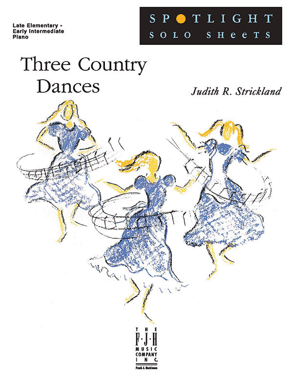 Three Country Dances Sheet Music Preview