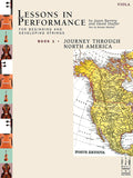 Lessons in Performance Book 1, Journey Through North America - Viola Cover Image