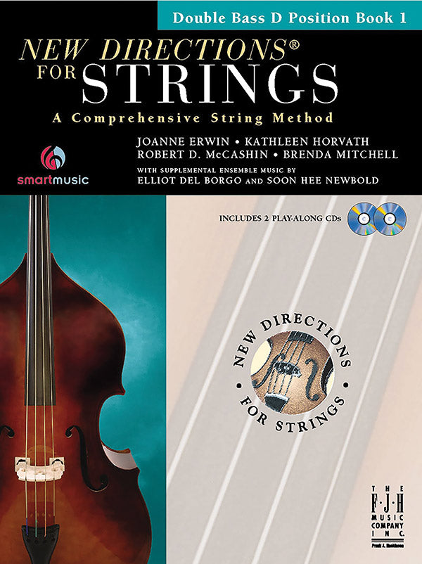 New Directions® For Strings, Double Bass D Position Book 1 Cover Image