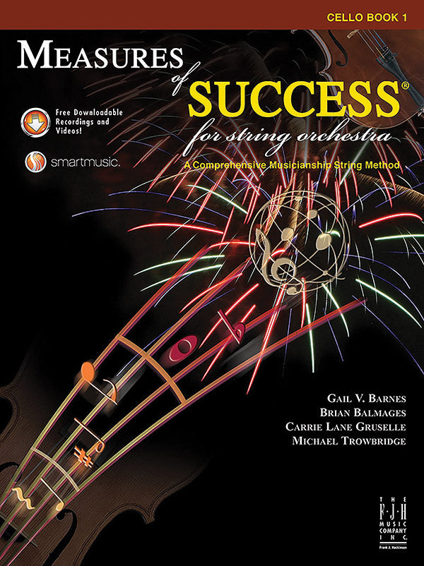 Measures of Success for String Orchestra-Cello Book 1 Cover Image