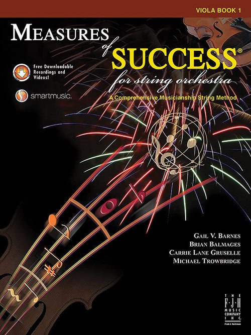 Measures of Success for String Orchestra-Viola Book 1 Cover Image