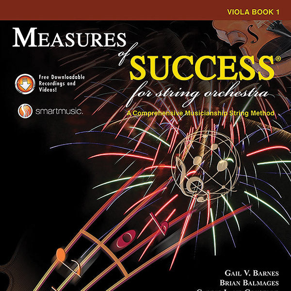 Measures of Success for String Orchestra-Viola Book 1 Cover Image
